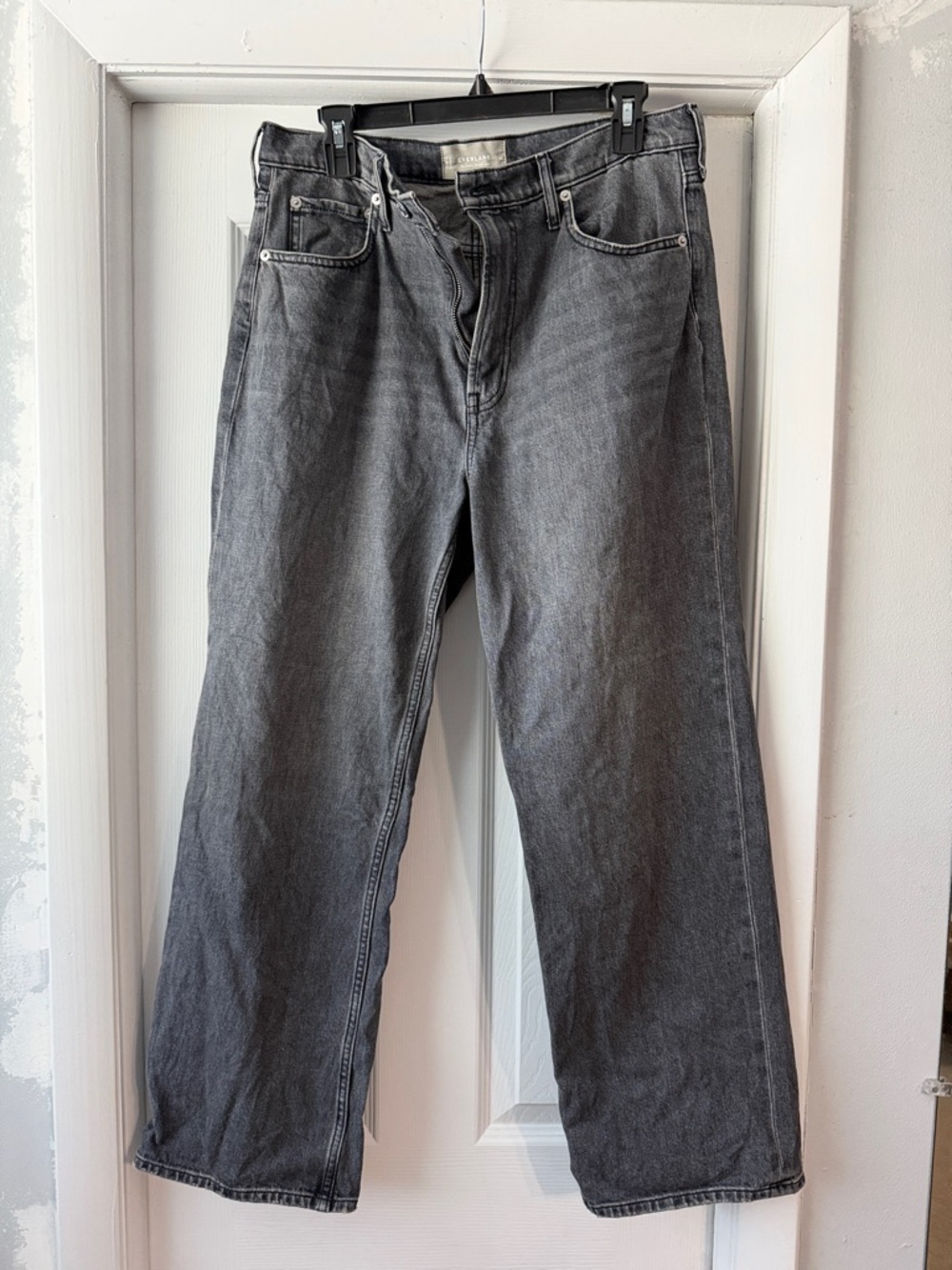 Everlane Gray Cheeky Straight-Leg Jeans - size 31